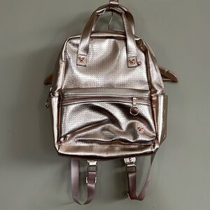 Disney Rose Gold Mickey Mouse Icon Flair Backpack